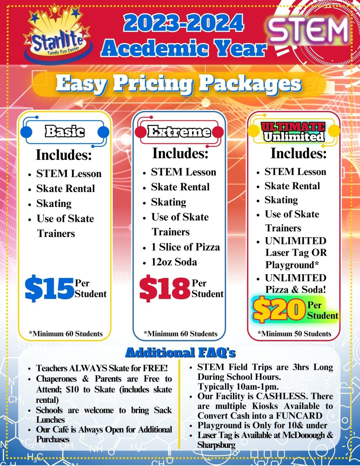 STEM Pricing 2023-2024